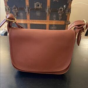 Beautiful Vintage Coach Patricia Legacy 9951 Leather Front Flap Crossbody Bag